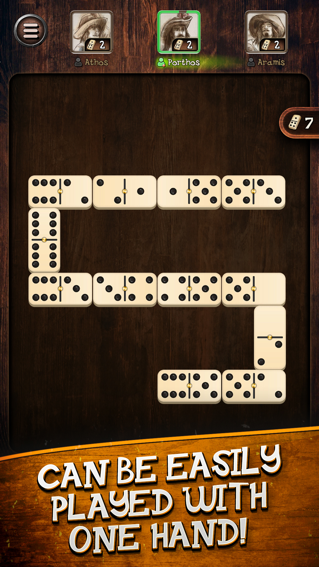اسکرین شات 2 بازی Dominoes