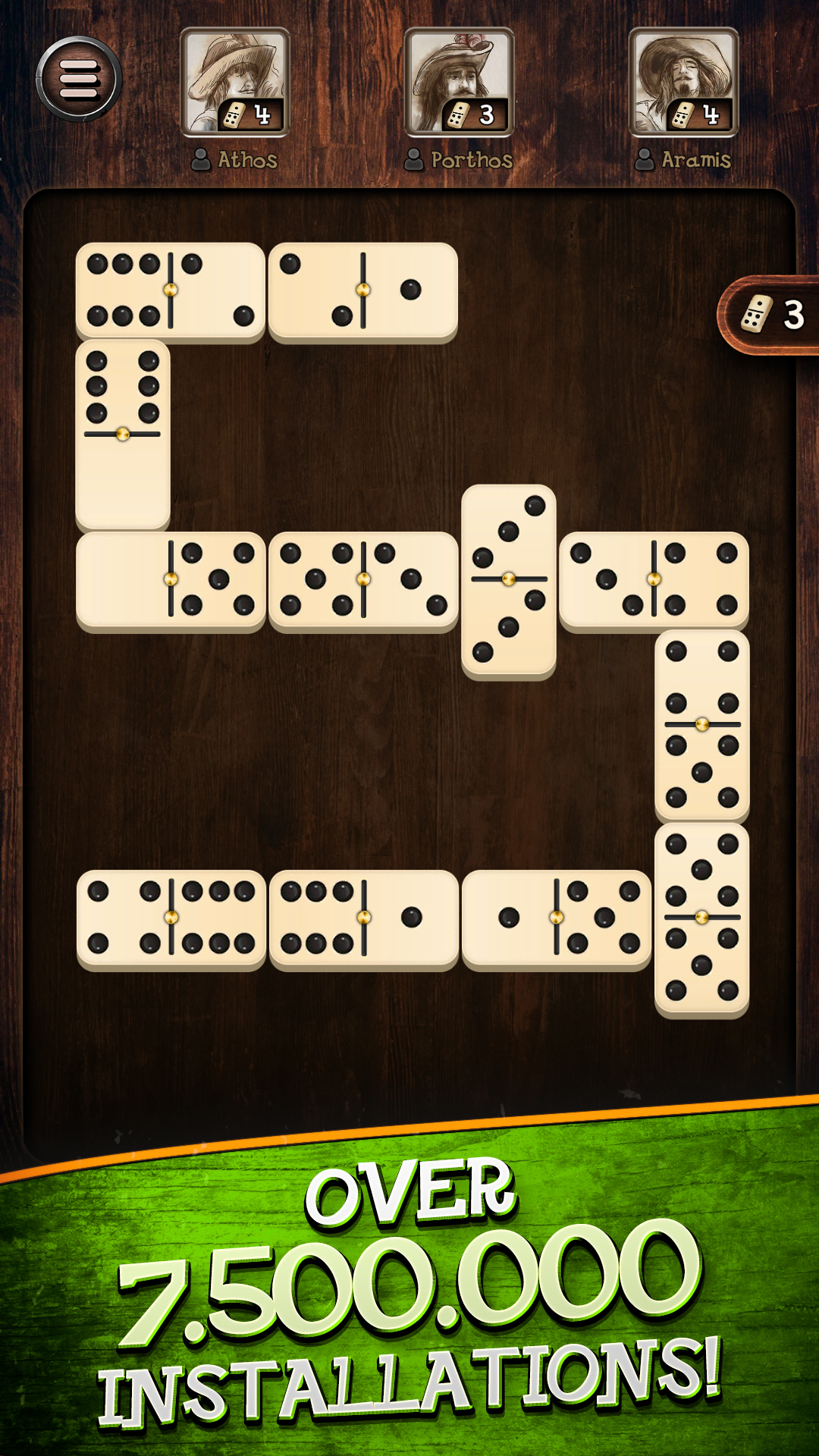 اسکرین شات 3 بازی Dominoes