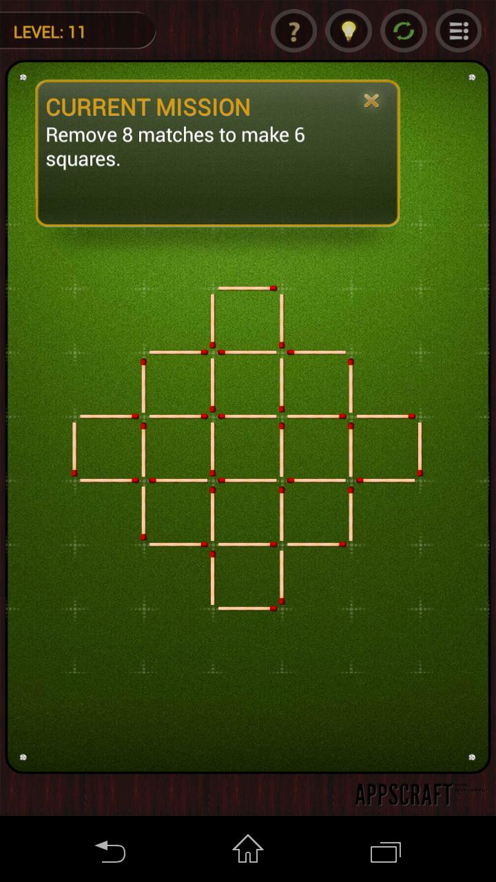 اسکرین شات 4 بازی Matchsticks puzzle game