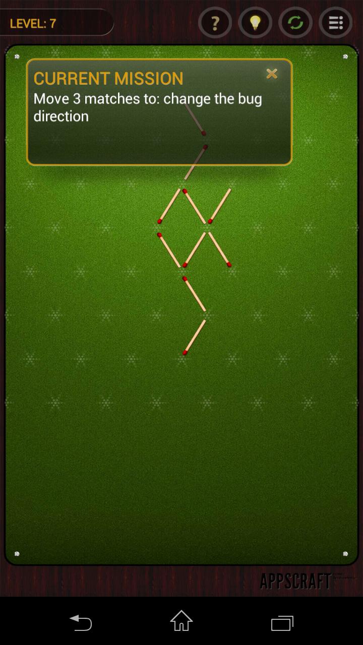 اسکرین شات 3 بازی Matchsticks puzzle game