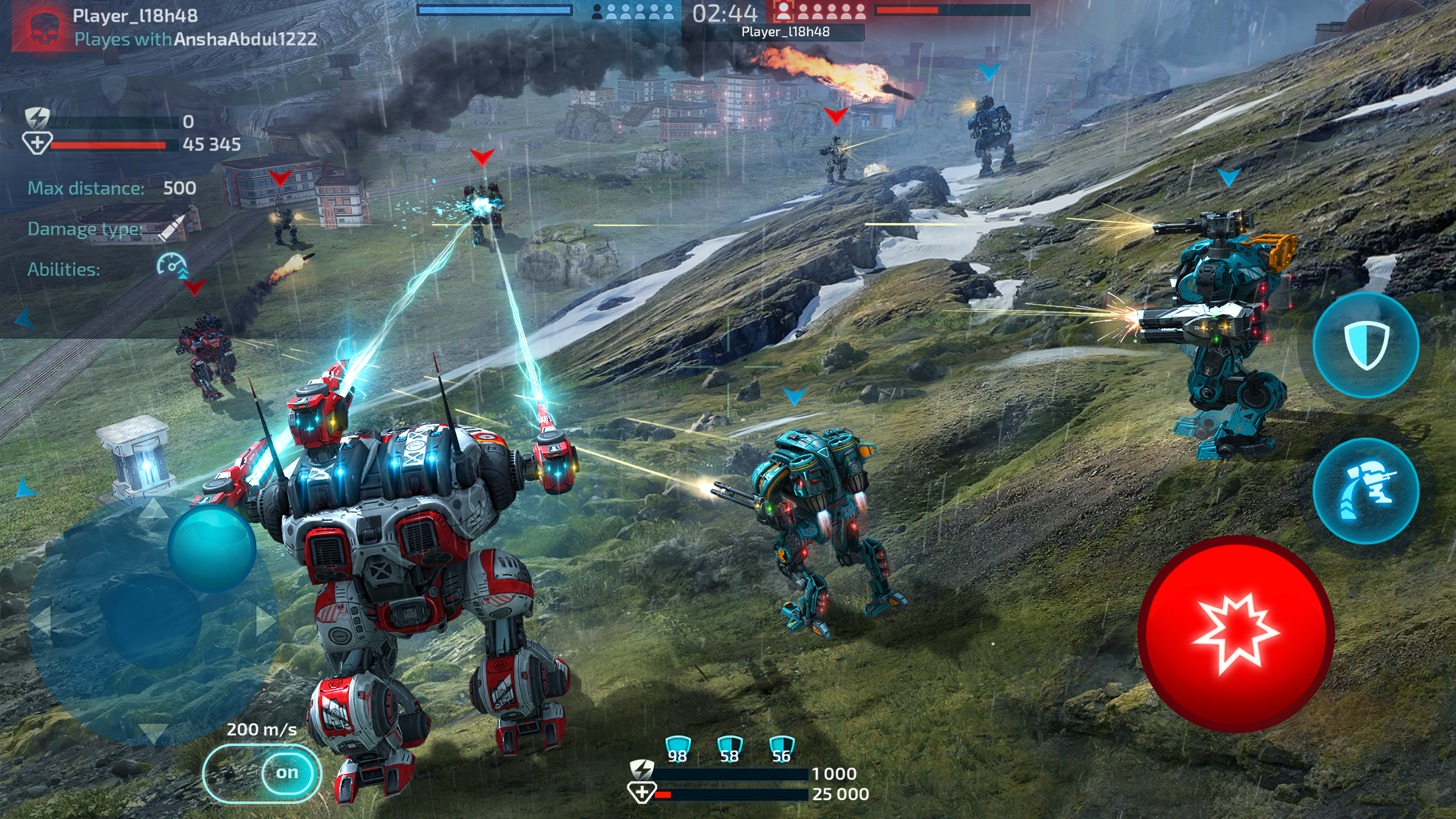 اسکرین شات 4 بازی Robot Warfare: PvP Mech Battle