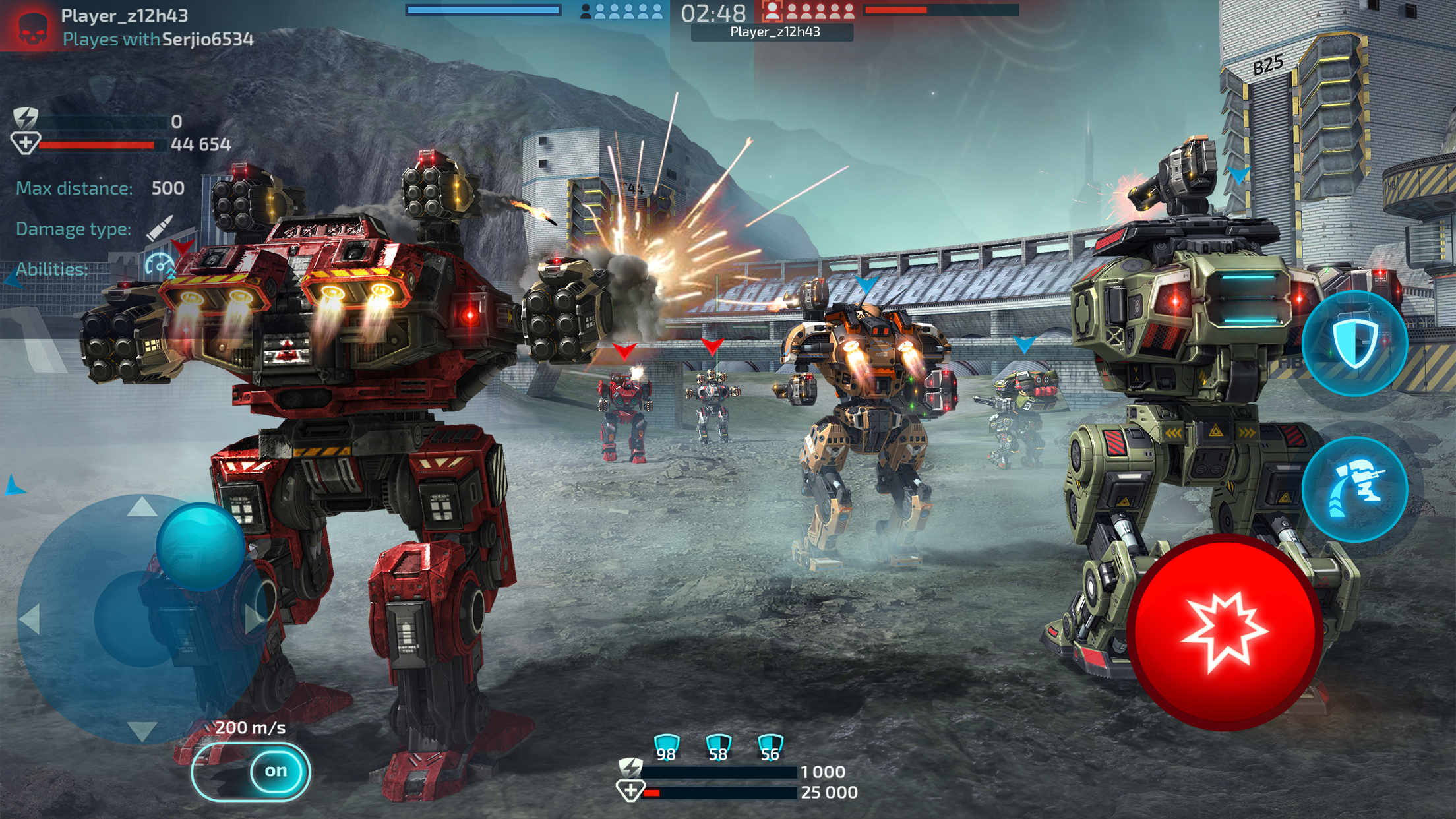 اسکرین شات 5 بازی Robot Warfare: PvP Mech Battle