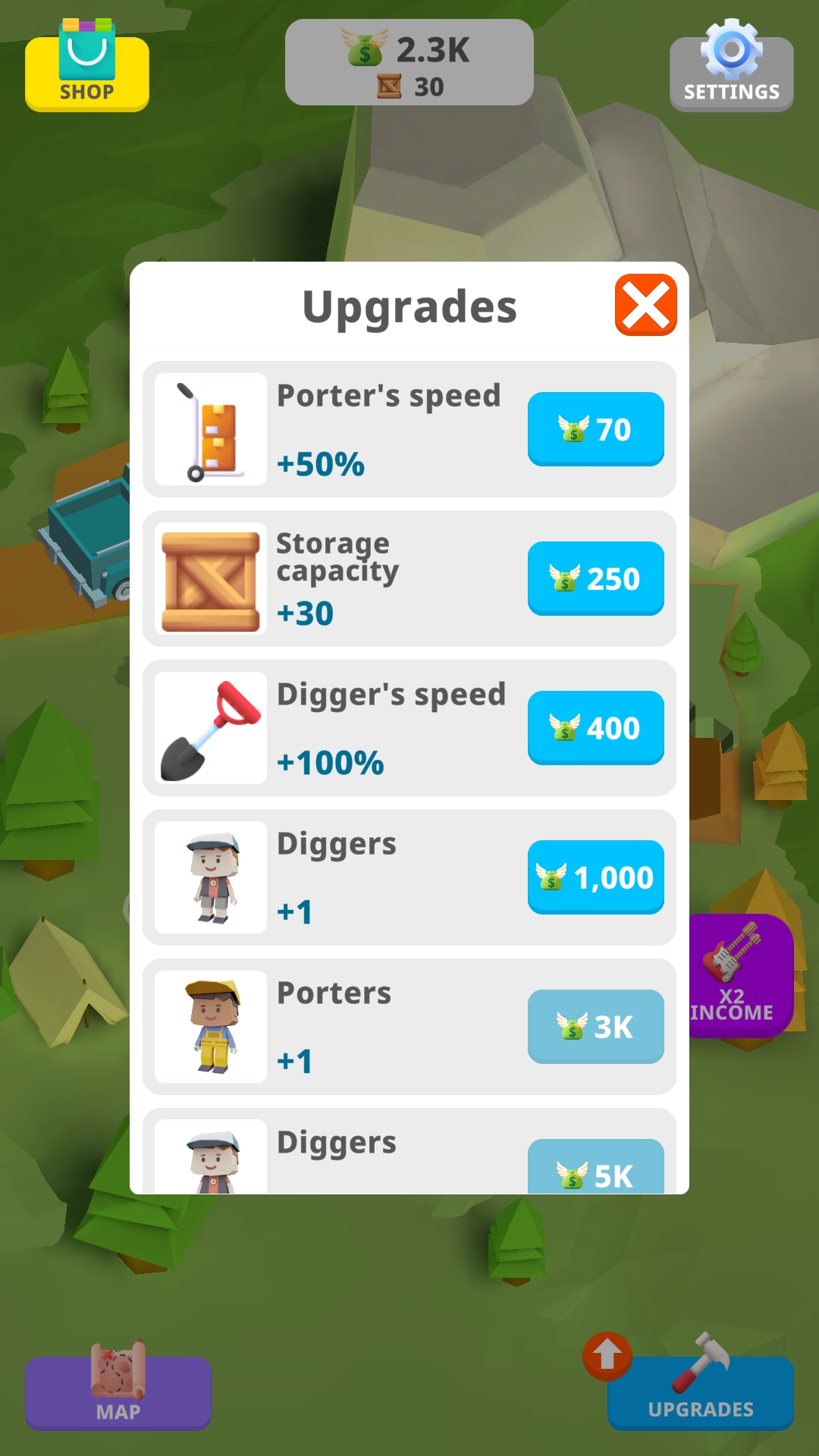اسکرین شات 6 بازی Idle Miner: Digger Tycoon Game