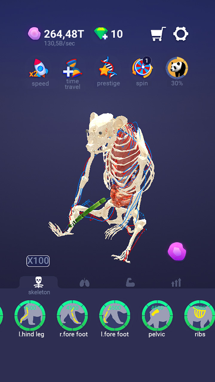 اسکرین شات 4 بازی Idle Pet - Create cell by cell