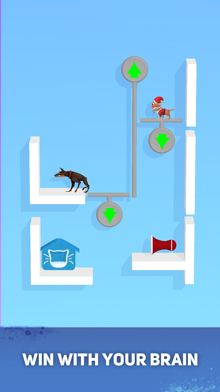 اسکرین شات 2 بازی Kitten Rescue - Pin Pull