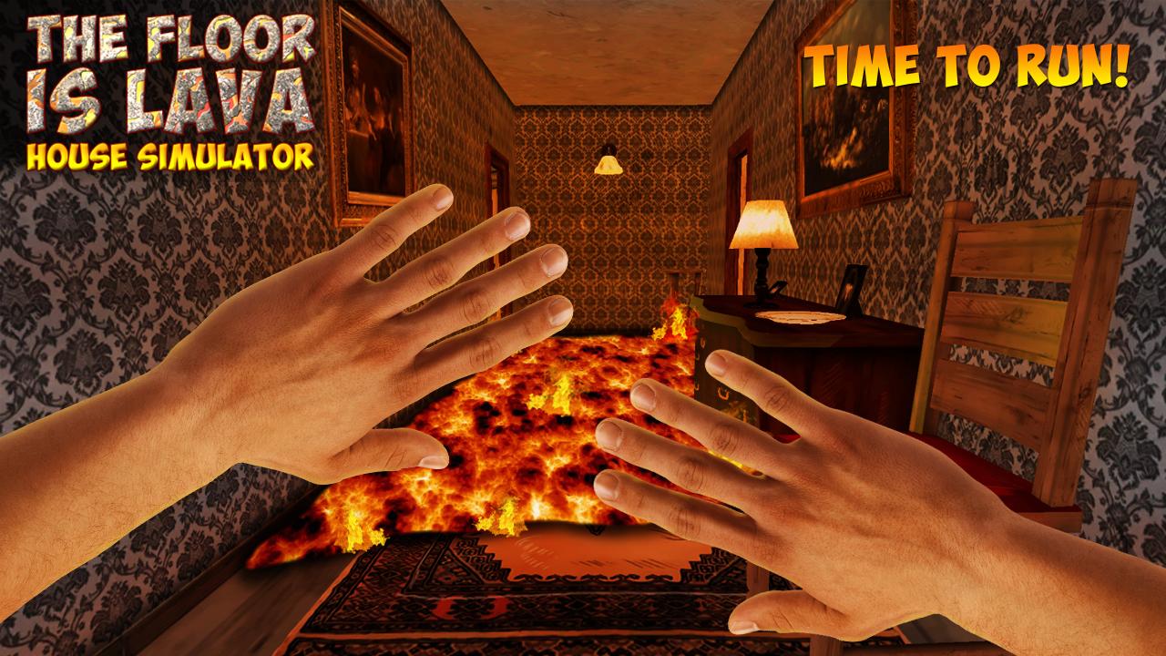 اسکرین شات 1 بازی The Floor Is Lava House Simula