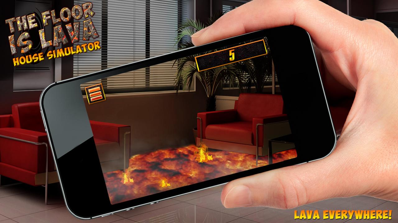 اسکرین شات 2 بازی The Floor Is Lava House Simula