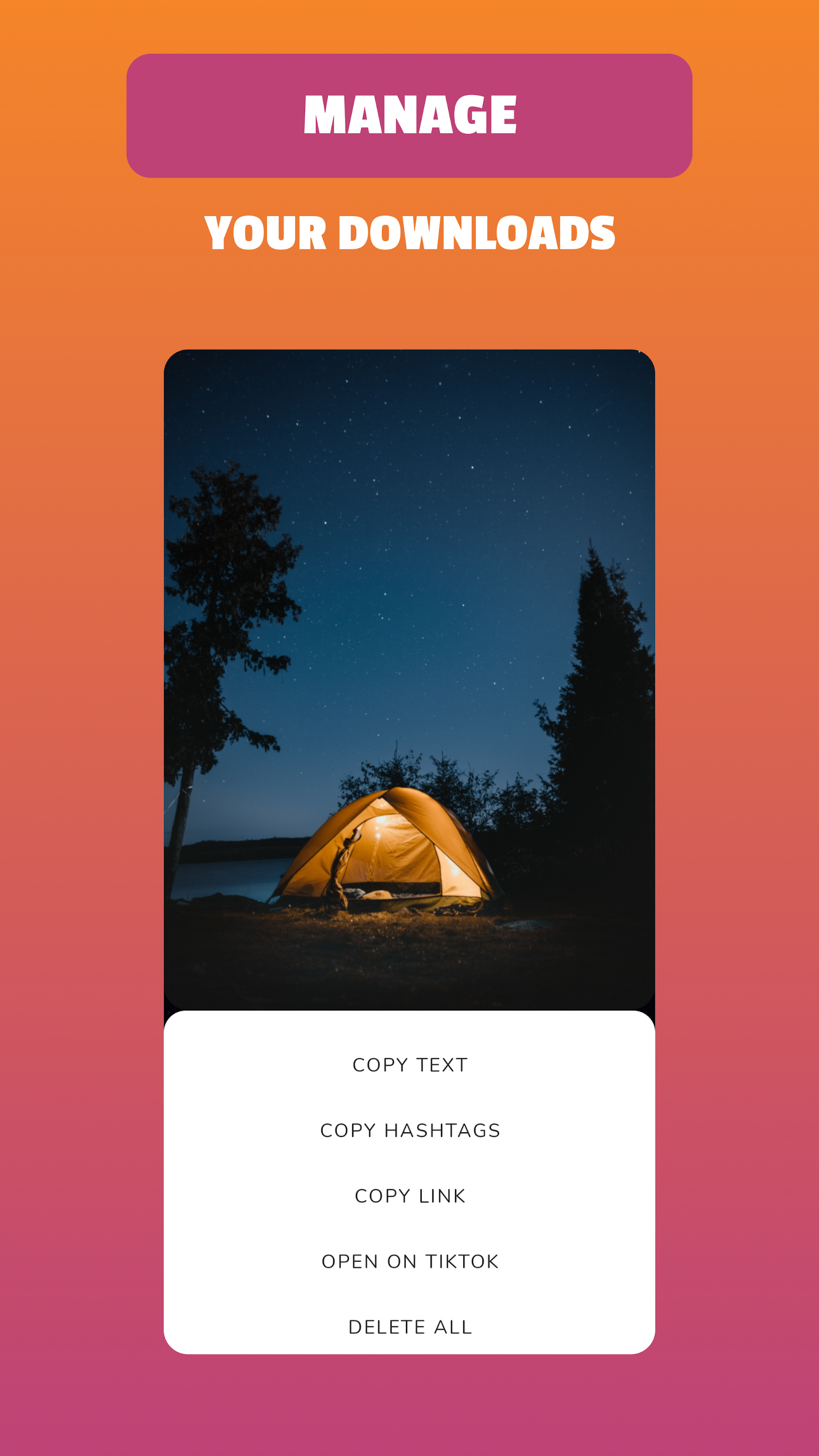 اسکرین شات 6 برنامه Tget - Threads Downloader