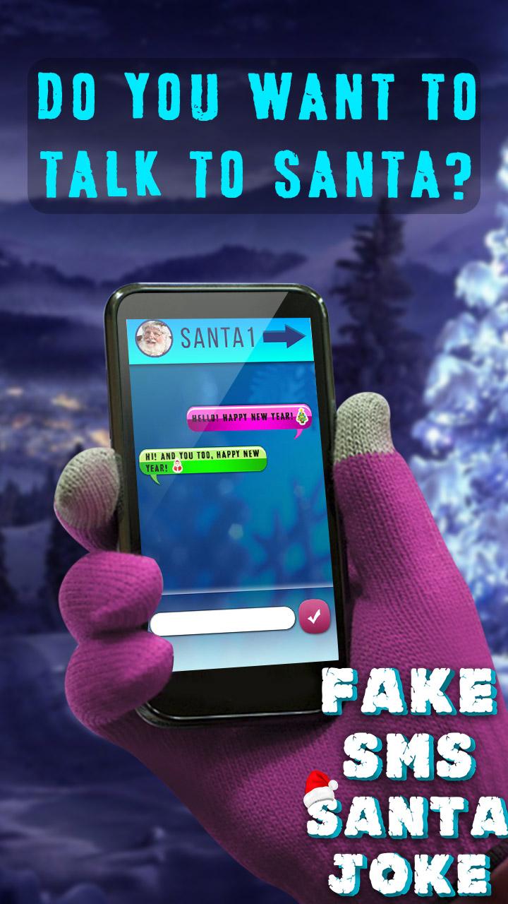 اسکرین شات 1 بازی Fake SMS Santa Joke