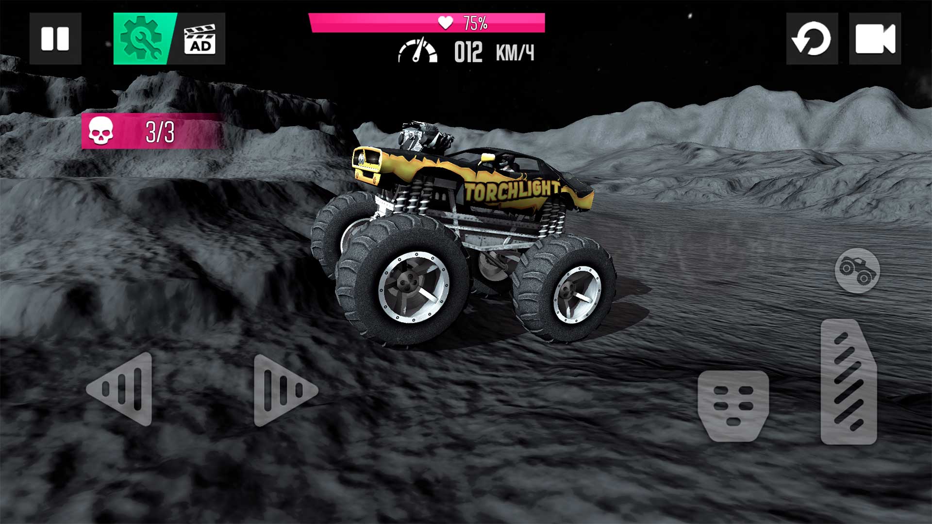 اسکرین شات 7 بازی Monster Truck Crash Moon