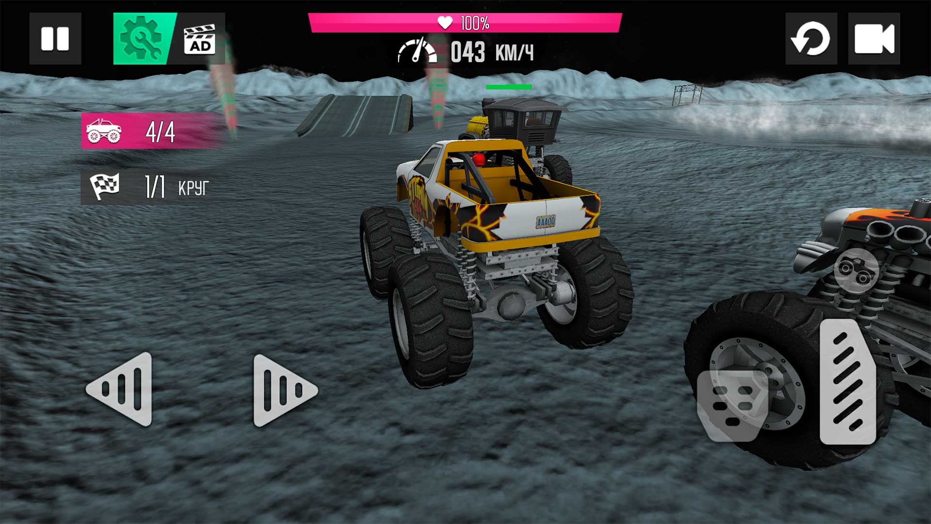 اسکرین شات 4 بازی Monster Truck Crash Moon