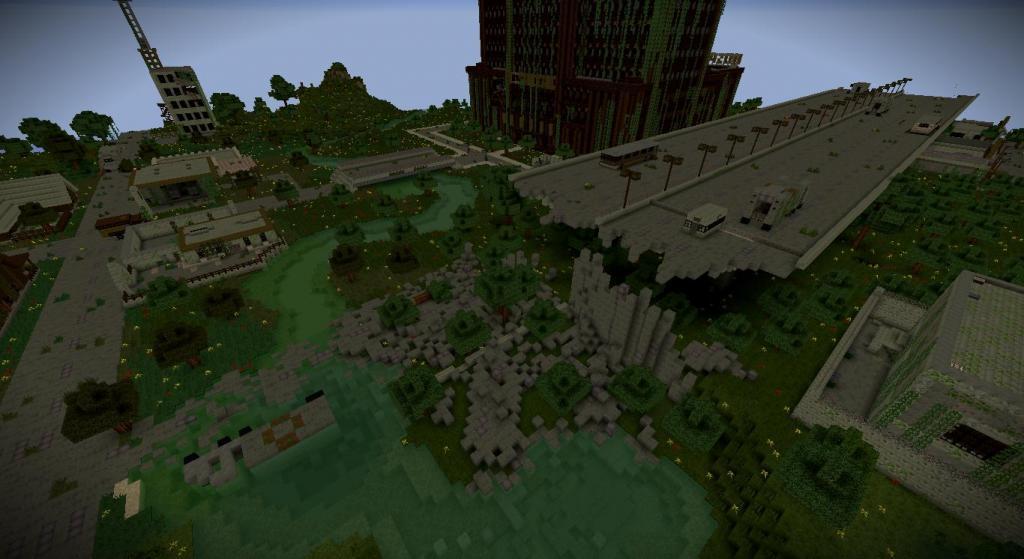 اسکرین شات 3 بازی Zombie Apocalypse map for MCPE