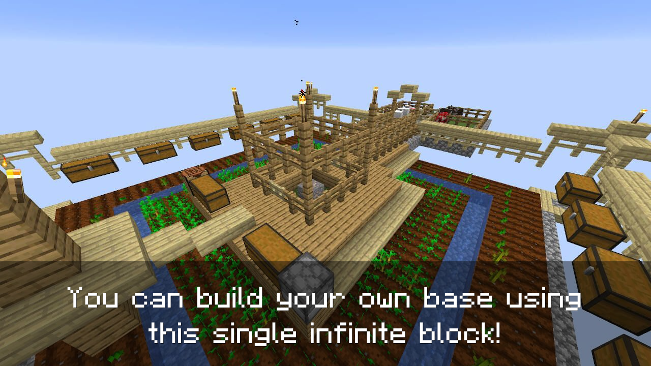 اسکرین شات 4 بازی One block survival for MCPE