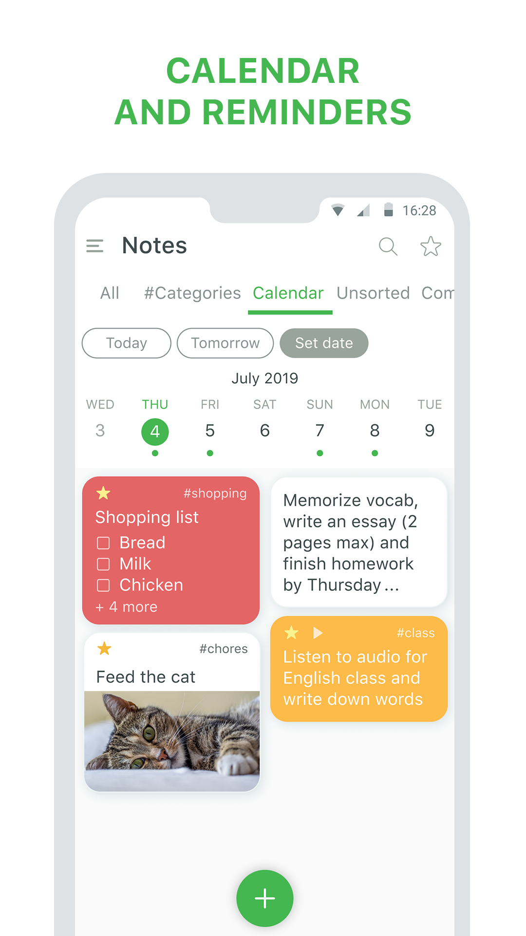 اسکرین شات 2 برنامه Notes - notepad and lists