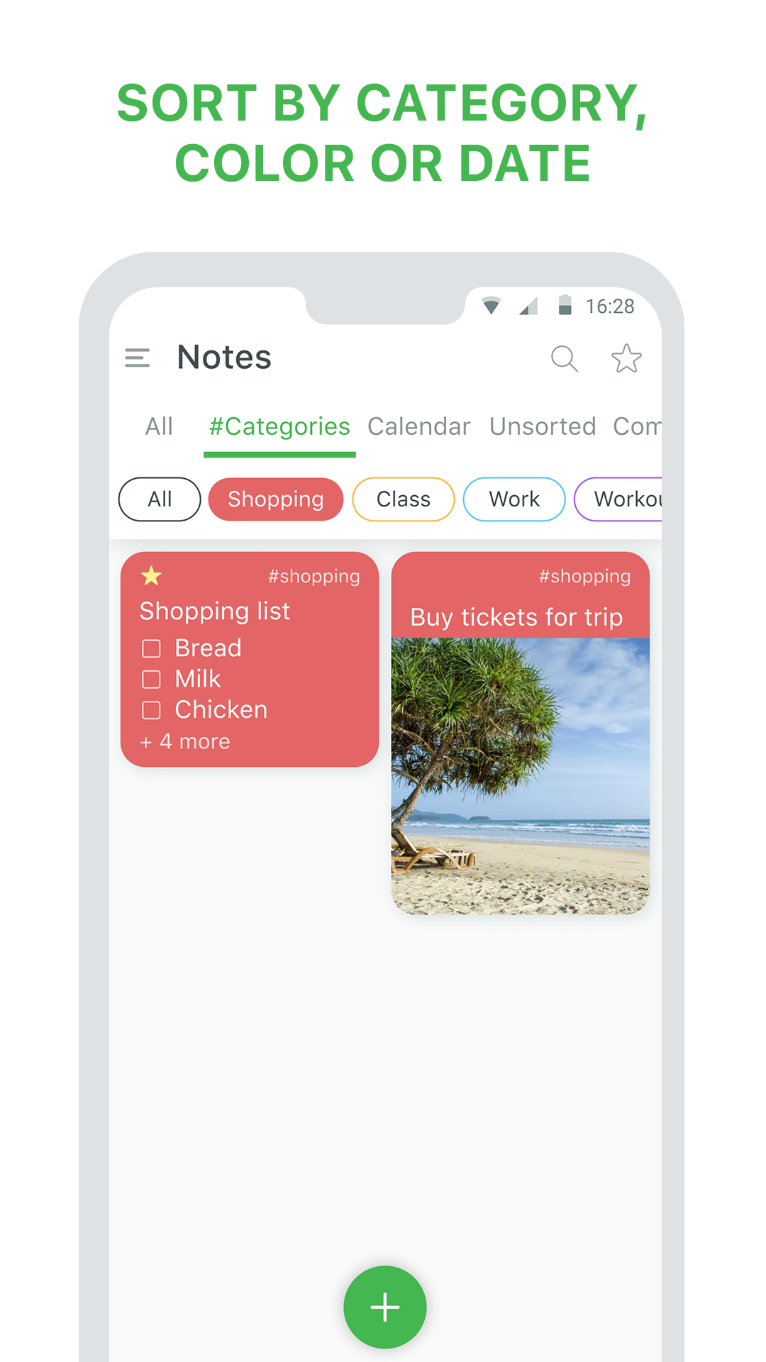 اسکرین شات 4 برنامه Notes - notepad and lists