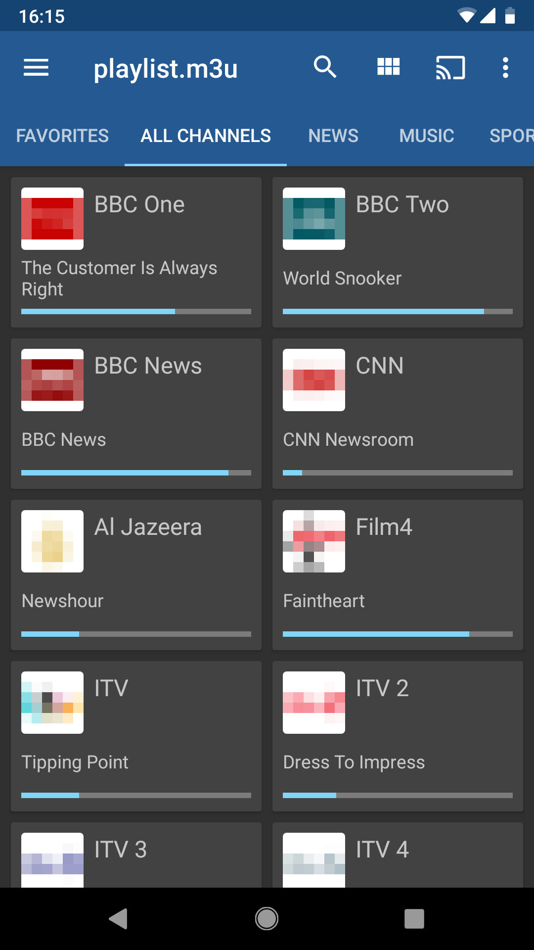 اسکرین شات 1 برنامه IPTV