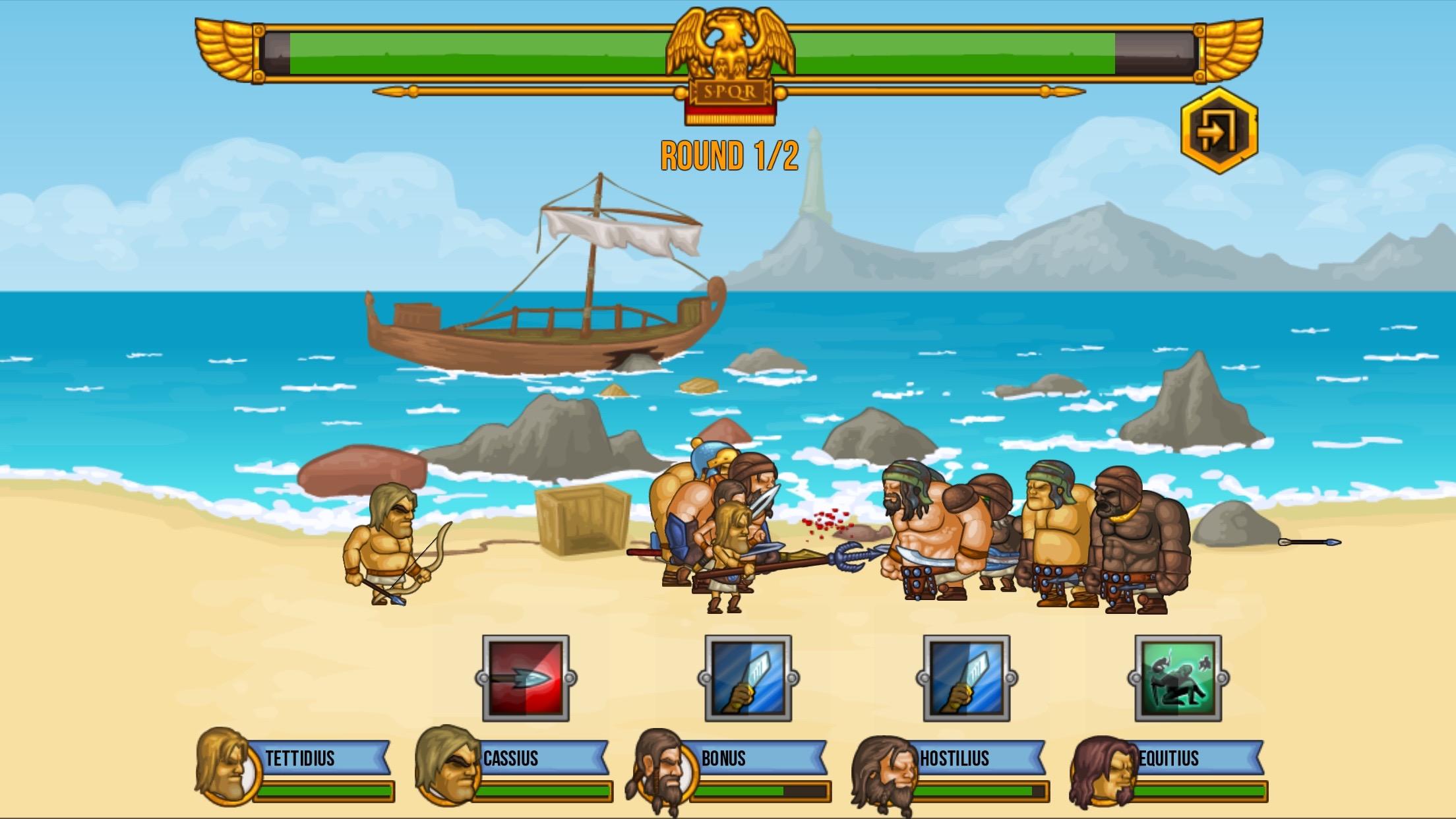 اسکرین شات 2 بازی Gods Of Arena: Strategy Game