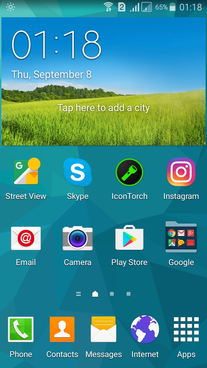 اسکرین شات 2 برنامه Icon Torch - Flashlight