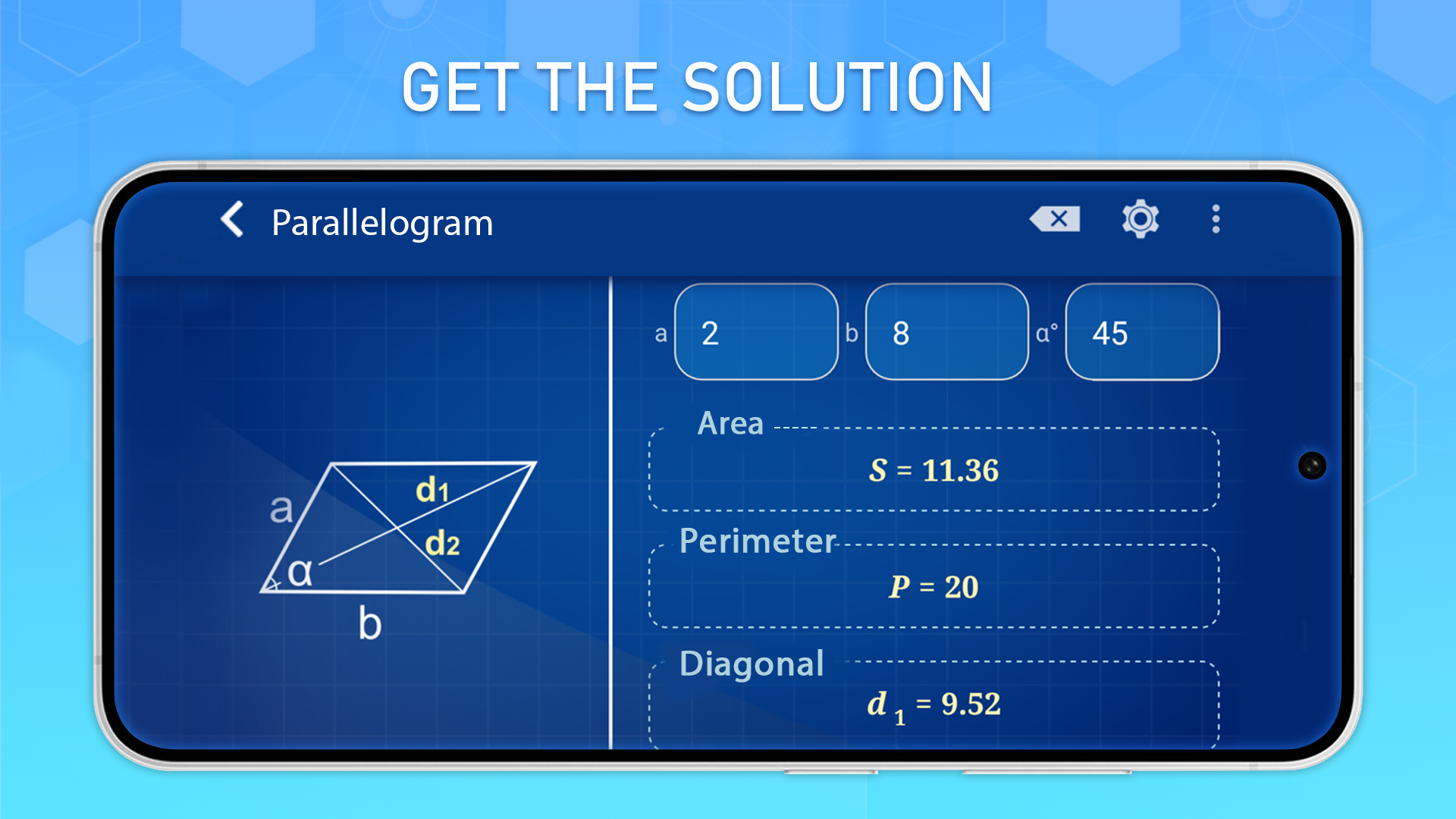 اسکرین شات 7 برنامه Geometry: Shape Calculator