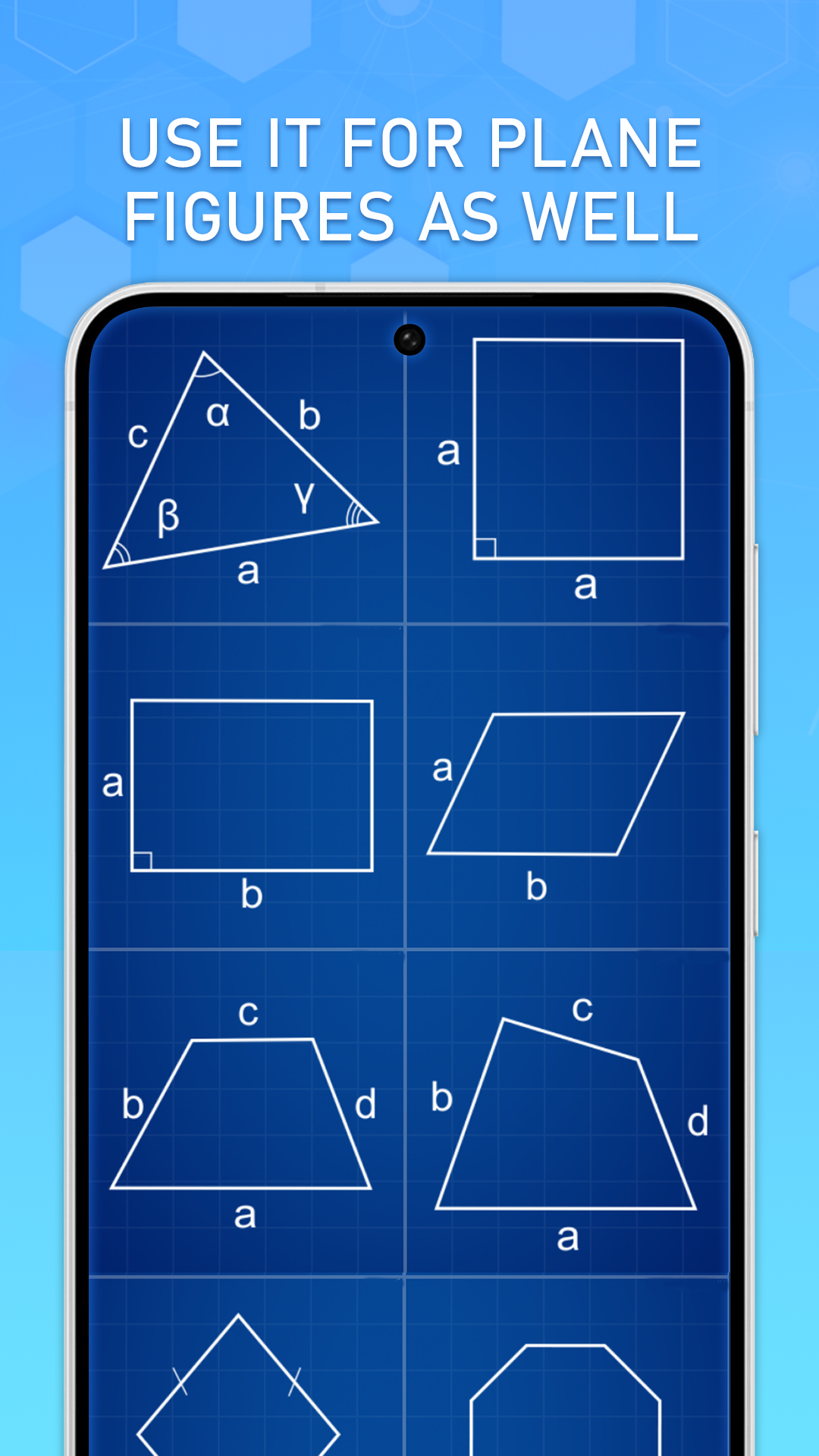 اسکرین شات 5 برنامه Geometry: Shape Calculator