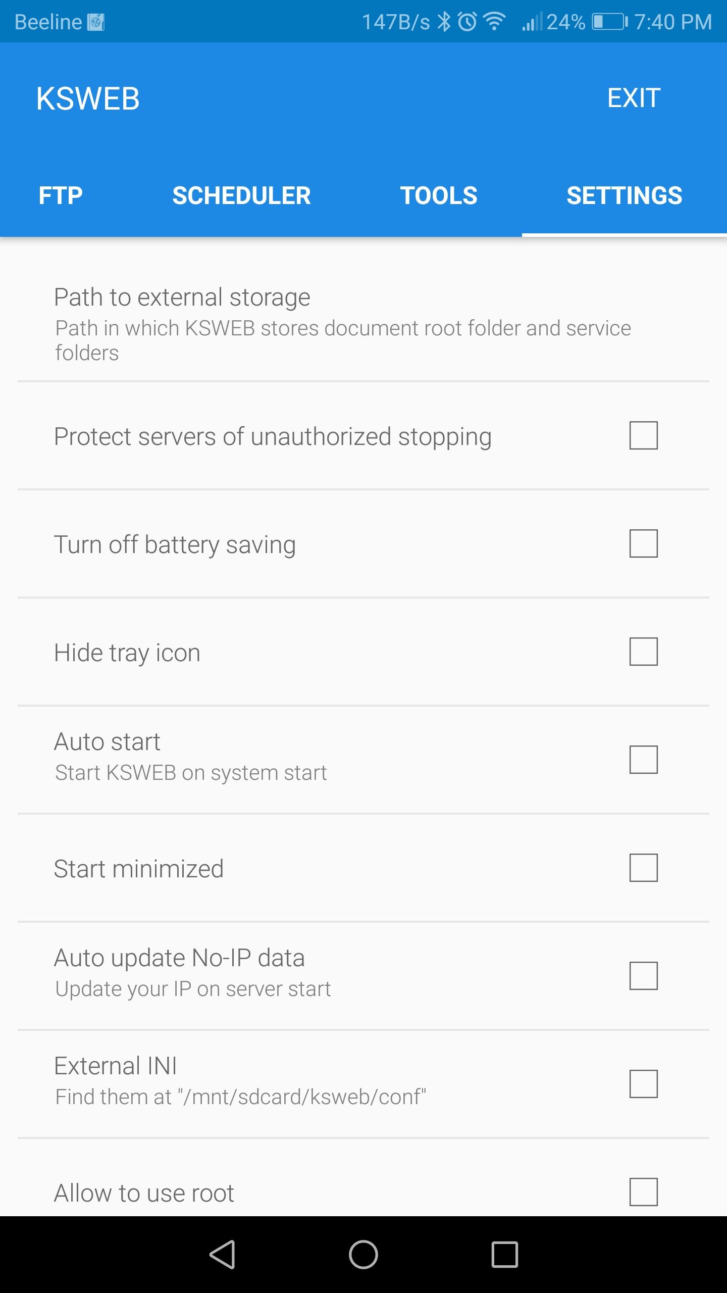 اسکرین شات 6 برنامه KSWEB: web developer kit