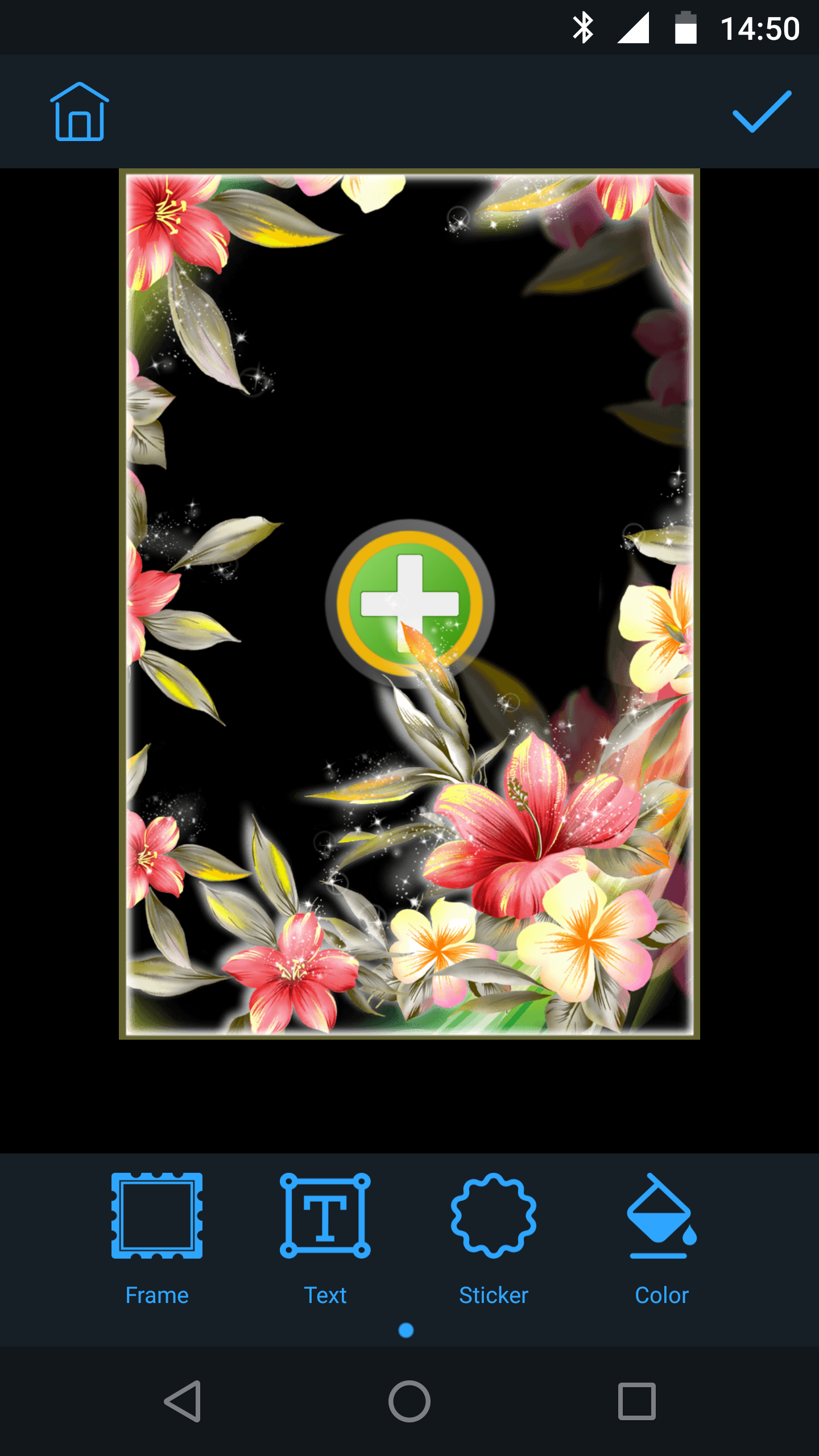 اسکرین شات 3 برنامه Flowers PhotoFrames
