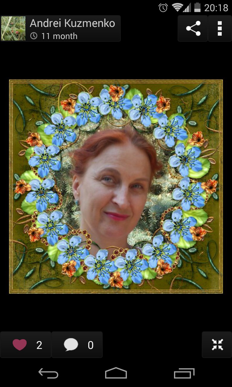 اسکرین شات 6 برنامه Flowers PhotoFrames