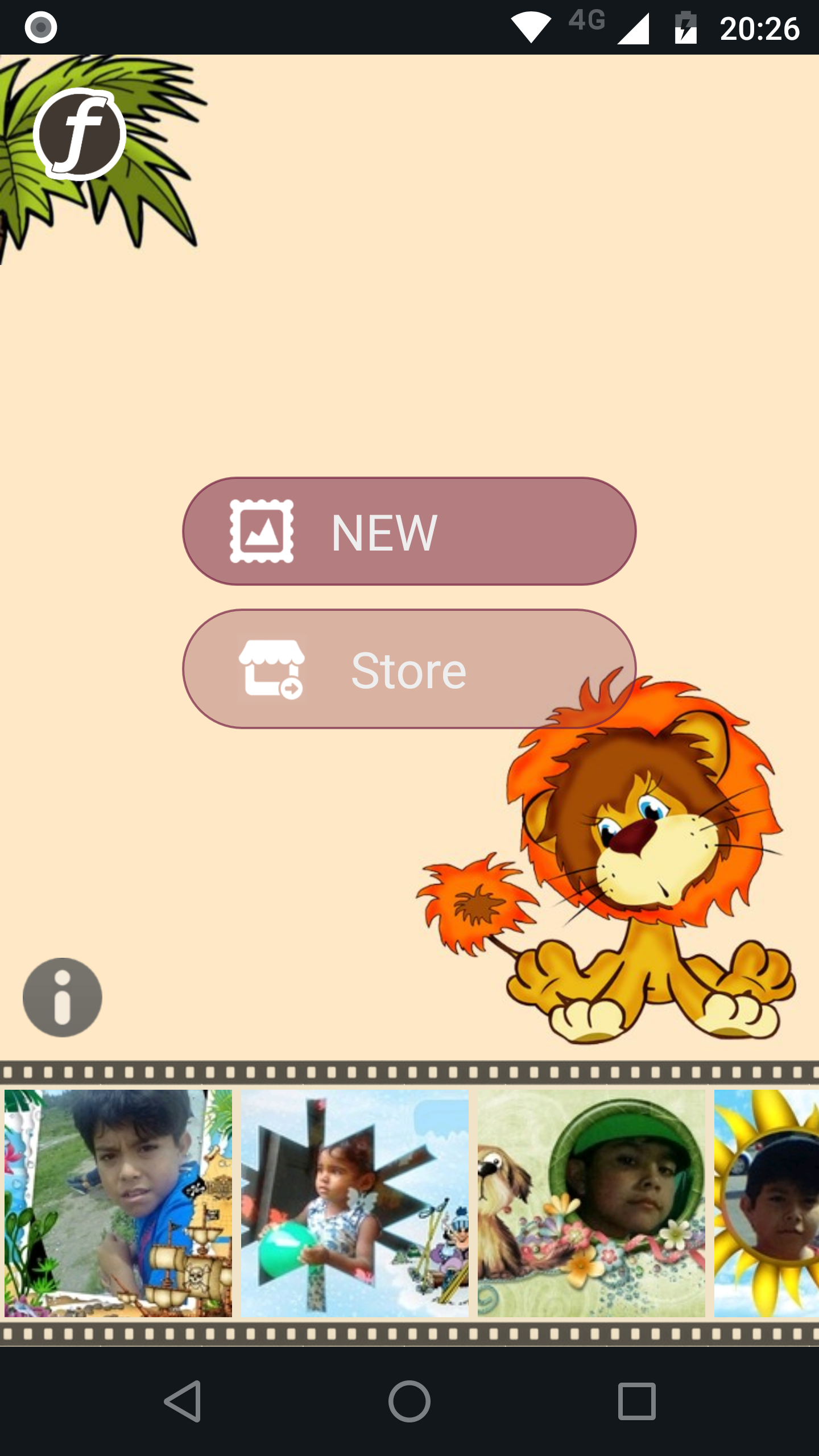 اسکرین شات 1 برنامه Kids PhotoFrames