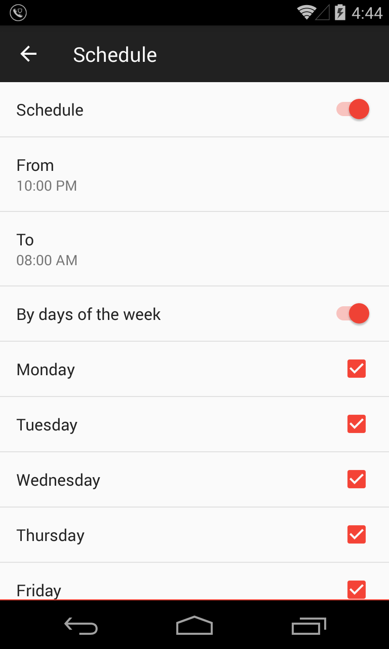 اسکرین شات 6 برنامه Call Blocker