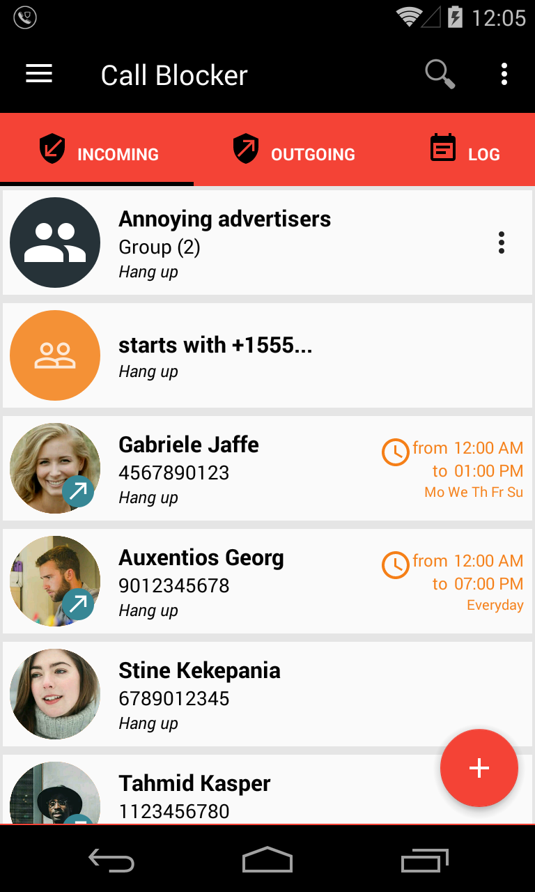 اسکرین شات 7 برنامه Call Blocker