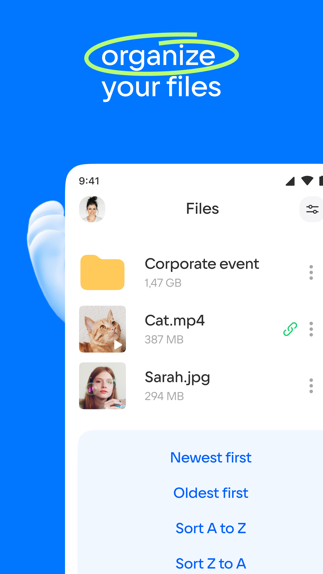 اسکرین شات 6 برنامه Cloud: Video, photo storage