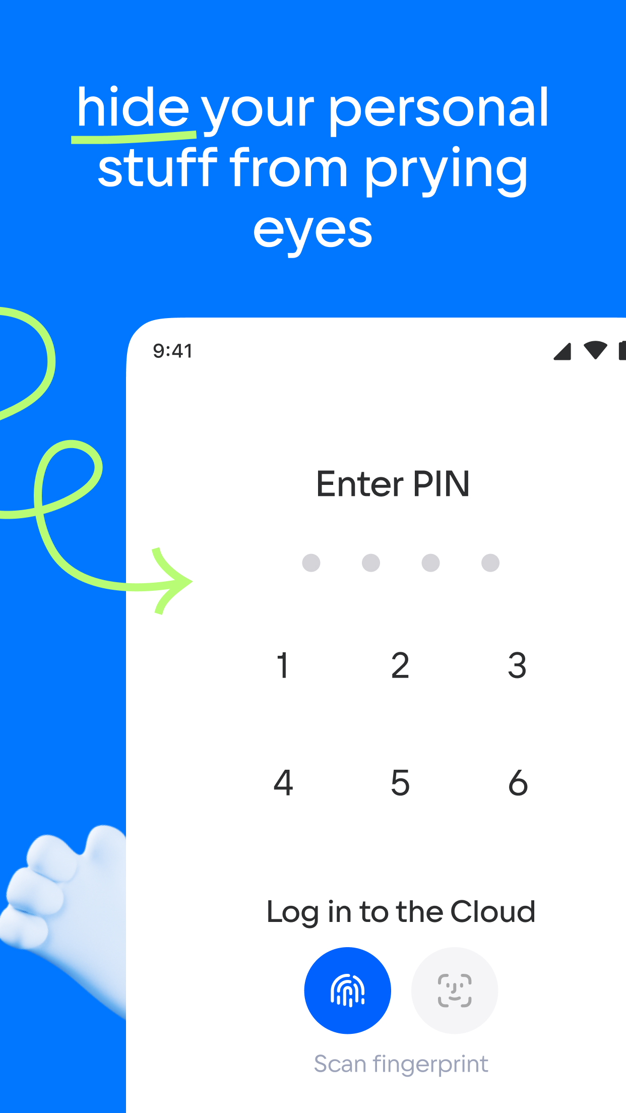 اسکرین شات 3 برنامه Cloud: Video, photo storage
