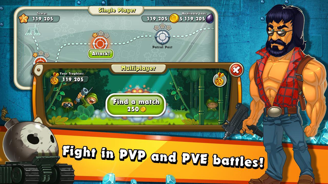 اسکرین شات 3 بازی Jungle Heat: War of Clans