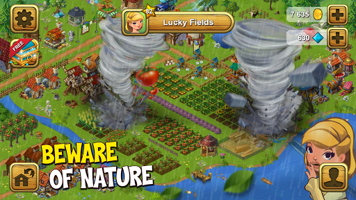 اسکرین شات 2 بازی Farm games offline: Village farming games
