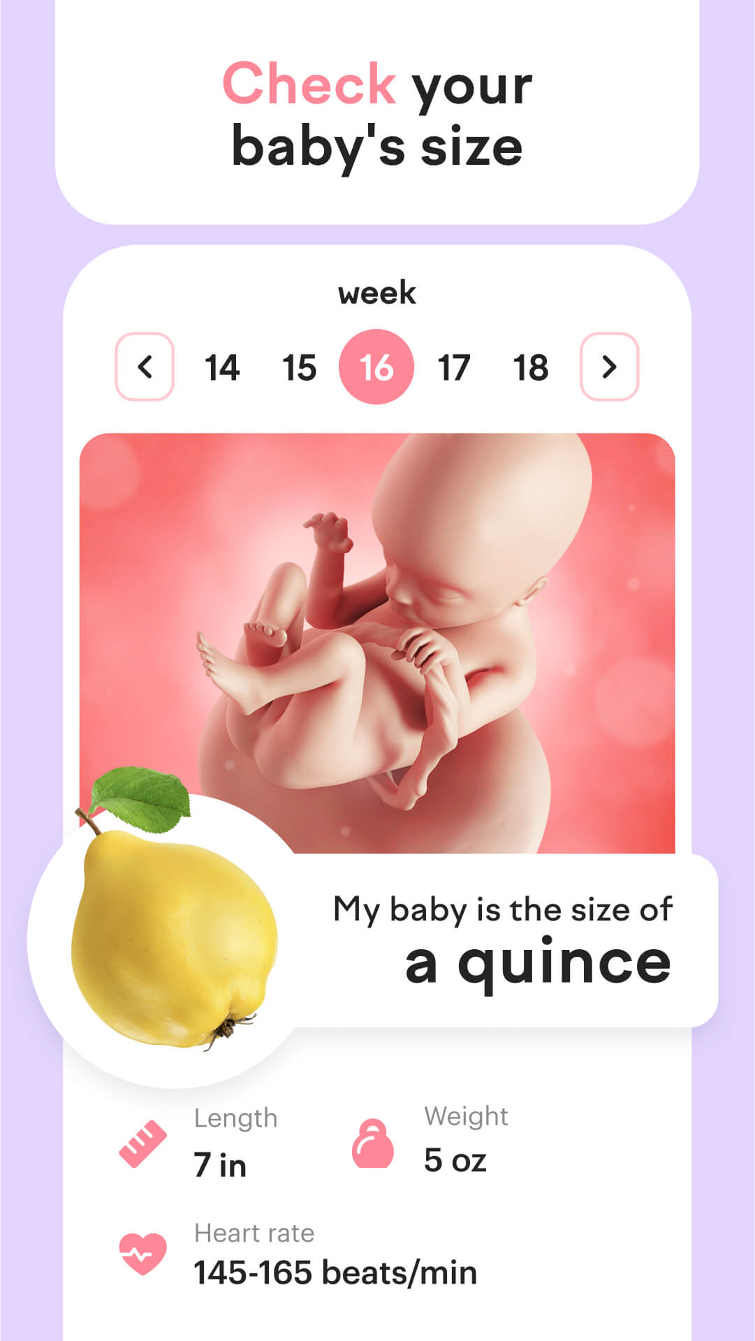 اسکرین شات 4 برنامه Pregnancy Tracker: amma