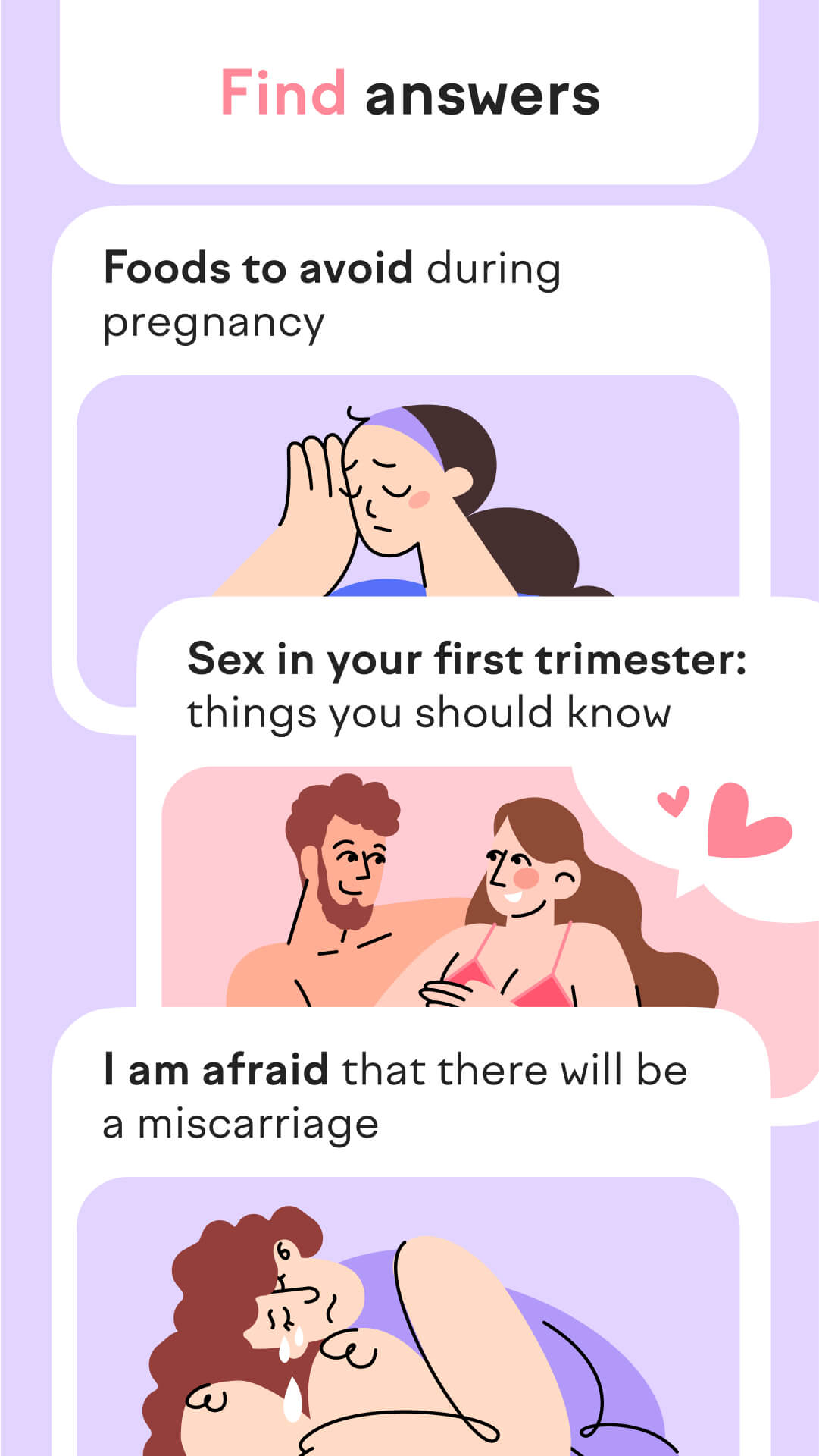 اسکرین شات 2 برنامه Pregnancy Tracker: amma