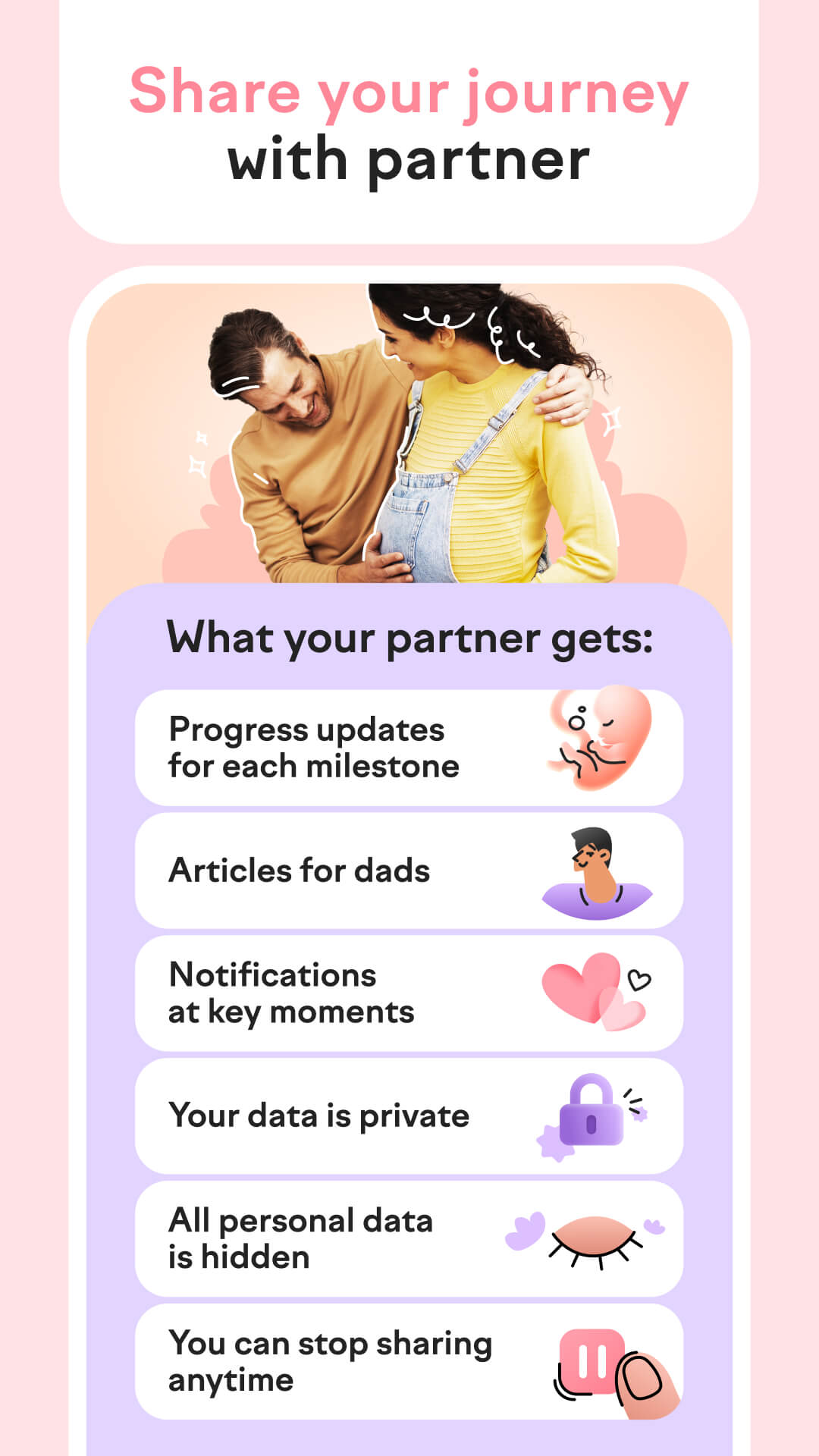 اسکرین شات 3 برنامه Pregnancy Tracker: amma