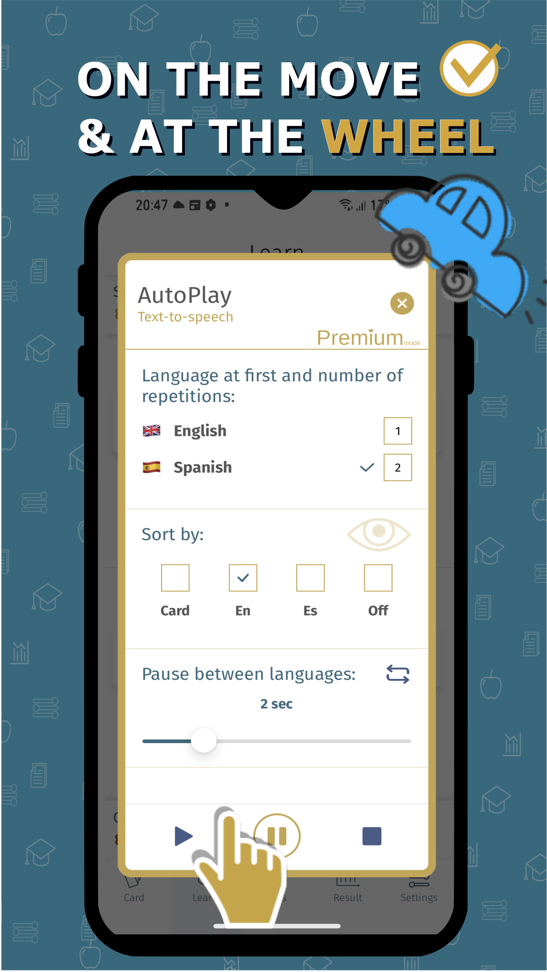 اسکرین شات 6 برنامه Flashcard maker vocab notebook