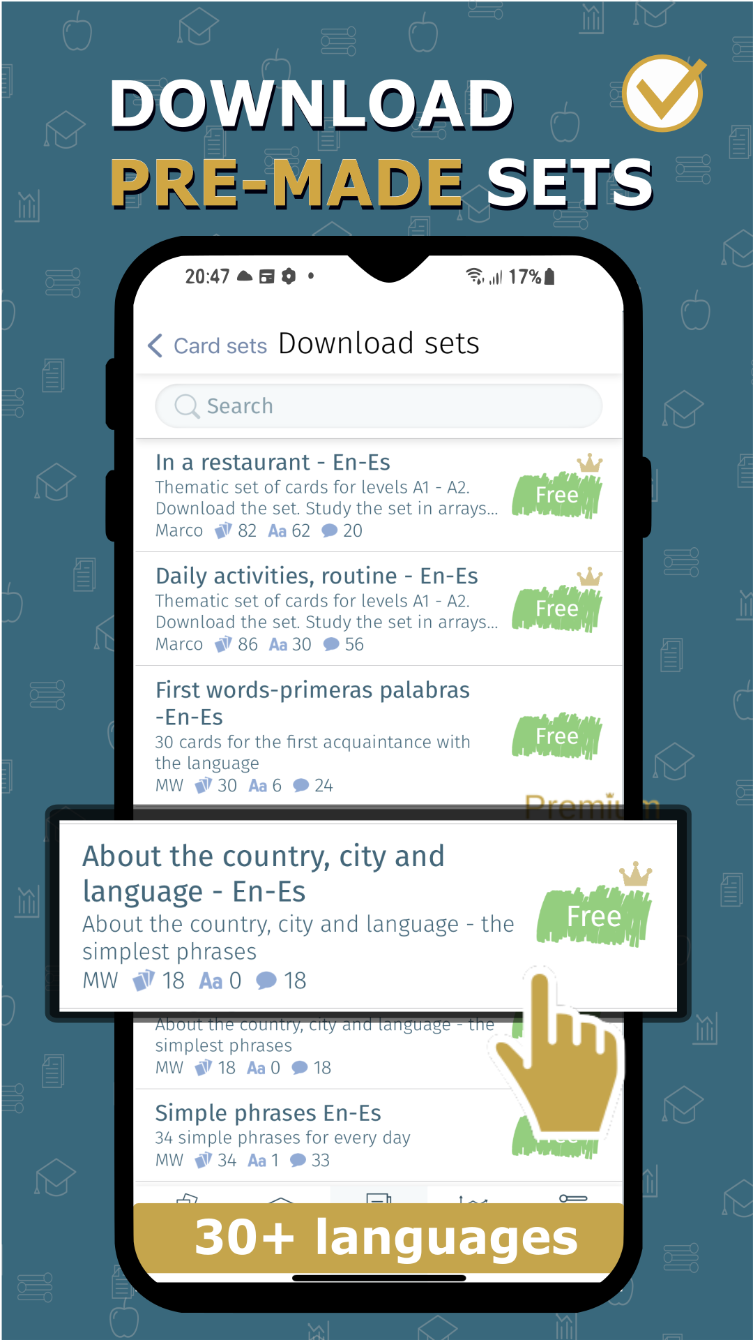 اسکرین شات 2 برنامه Flashcard maker vocab notebook