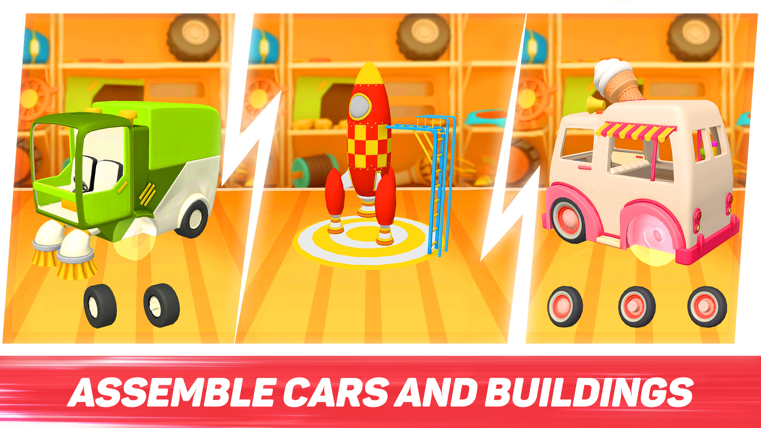 اسکرین شات 2 بازی Leo Runner: car games for kids