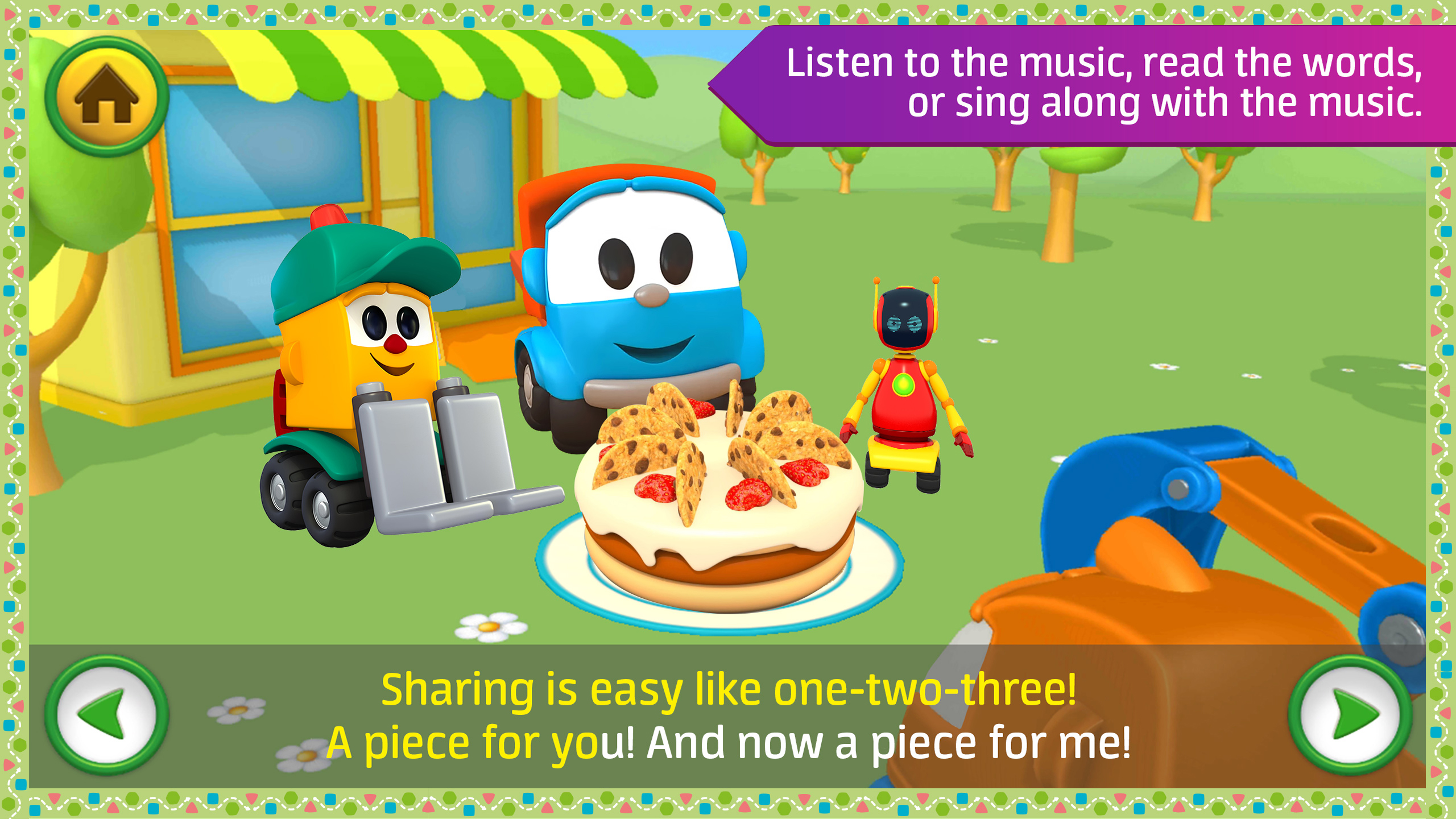 اسکرین شات 2 برنامه Leo Kids Songs & Toddler Games
