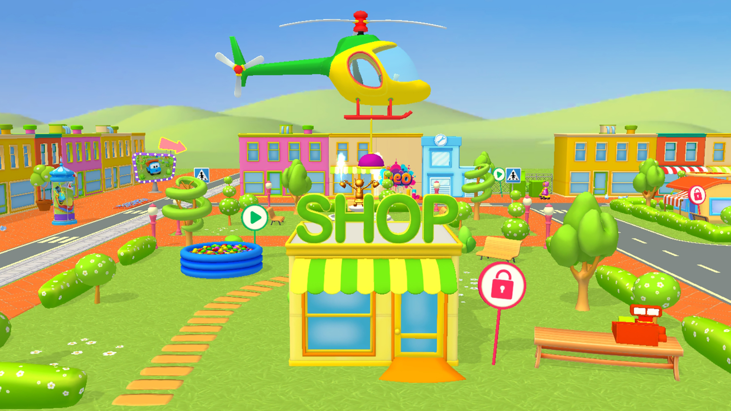 اسکرین شات 4 بازی Leo and Cars World: kids games