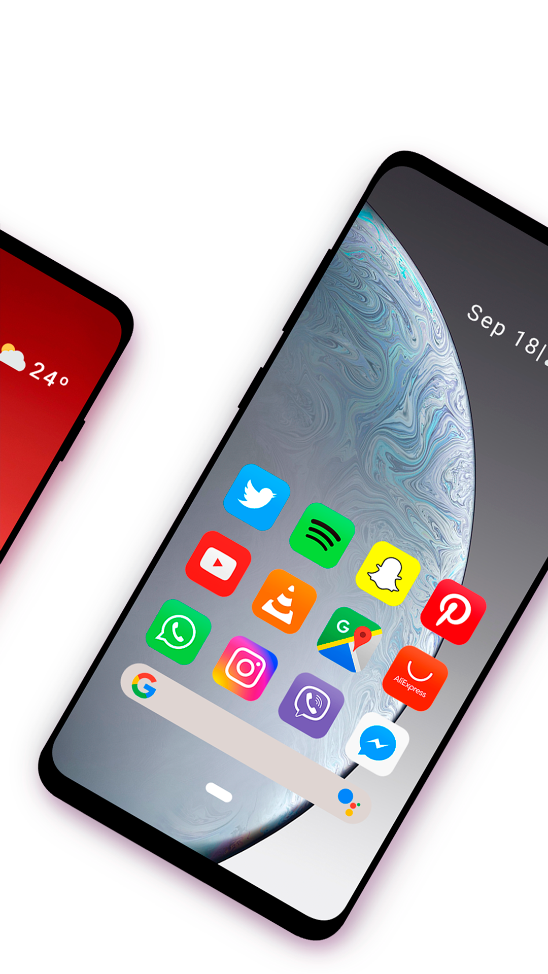 اسکرین شات 4 برنامه iUX 11 Style - Icon Pack