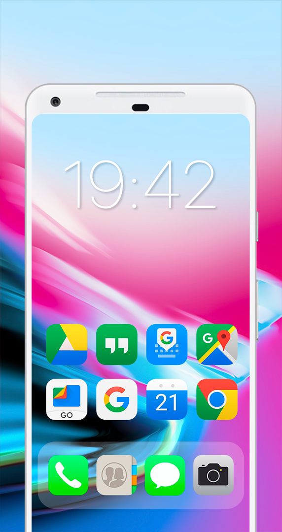اسکرین شات 2 برنامه iUX 12 - icon pack