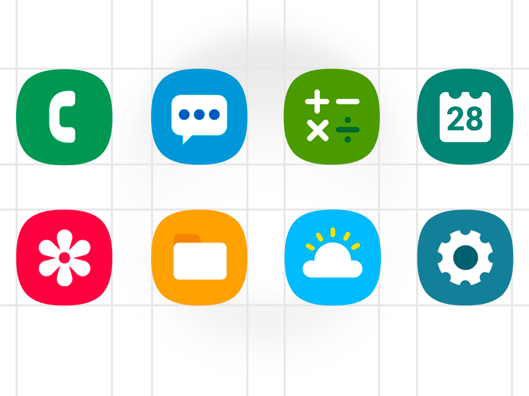 اسکرین شات 1 برنامه One UI - icon pack