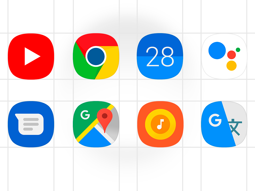 اسکرین شات 2 برنامه One UI - icon pack