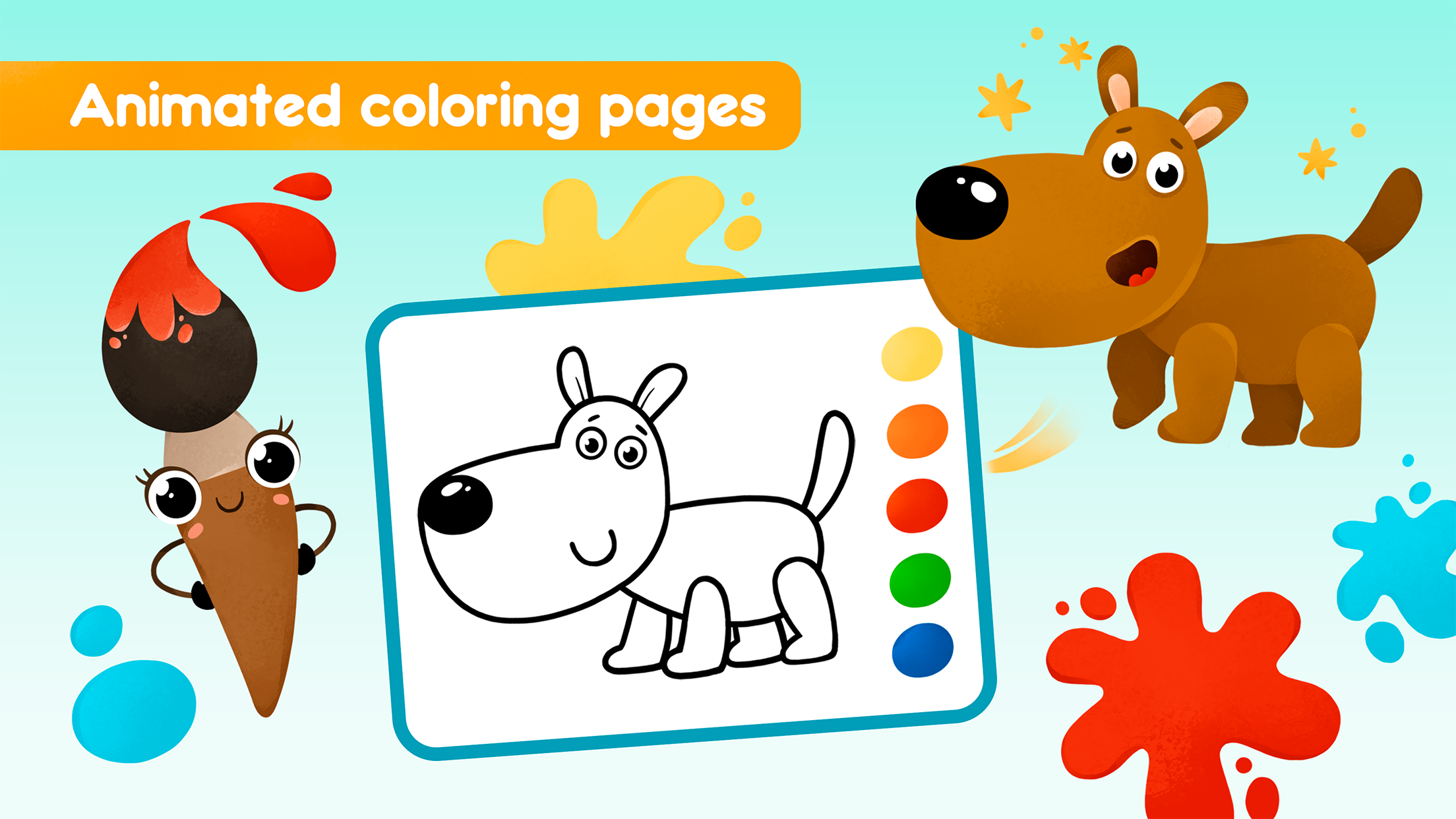 اسکرین شات 3 بازی Coloring book Drawing games