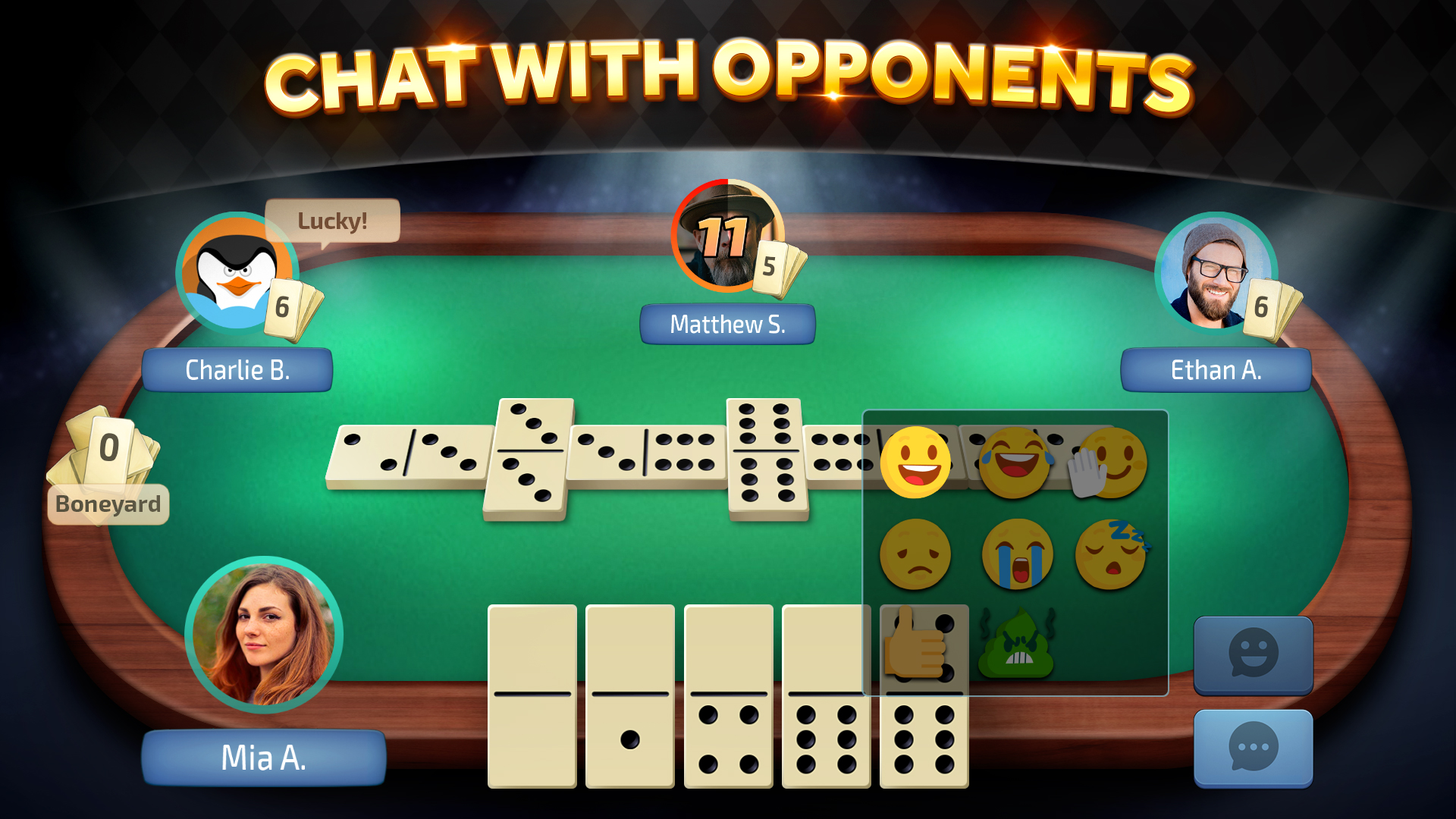 اسکرین شات 1 بازی Domino - Dominos online game