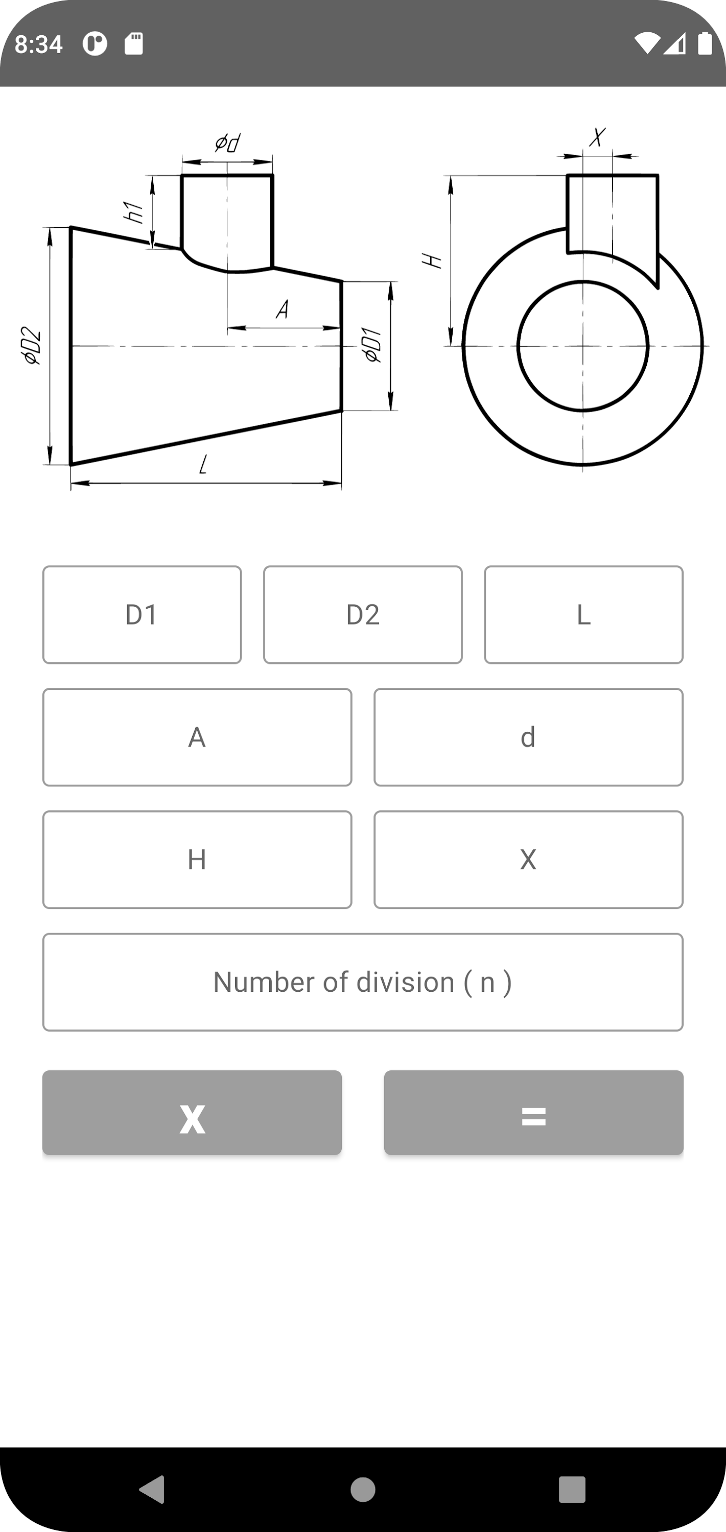اسکرین شات 4 برنامه Flat Pattern Bend Calculator