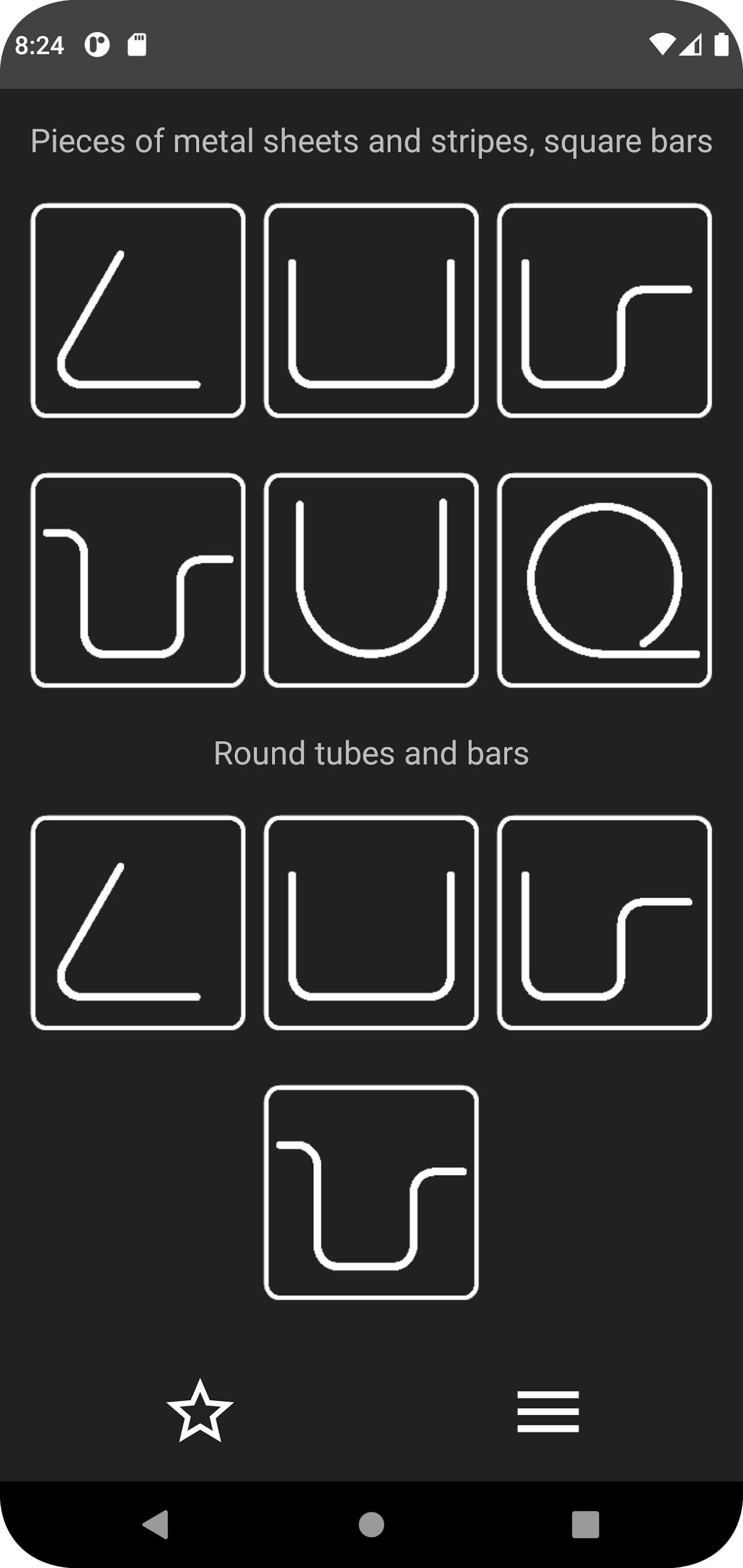 اسکرین شات 1 برنامه Metal Bending Calculator